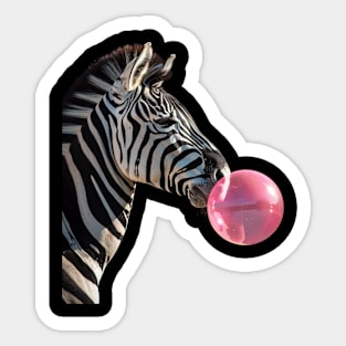 Zebra Disease Research Sticker